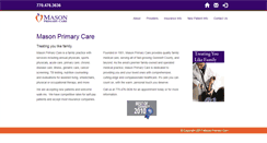 Desktop Screenshot of masonprimarycare.com