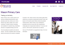 Tablet Screenshot of masonprimarycare.com